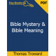 Bible Mystery and Bible Meaning eBook by Thomas Troward